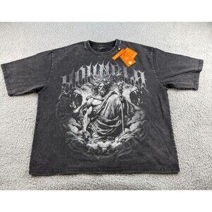 Youngla T Shirt Mens Large L Black Guardian of Chaos Gods and Heroes 4071